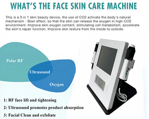 Mới nhất màu đen oxy mặt máy 3 trong 1 loại bỏ mụn trứng cá Hydro oxy mặt máy - Product Image 3