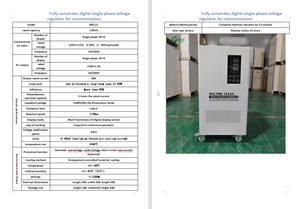 TND <span class=keywords><strong>15kva</strong></span> monophasé AC régulateur de tension automatique stabilisateur 140-260V 90-260V 10KW matériel de cuivre statique - Product Image 2