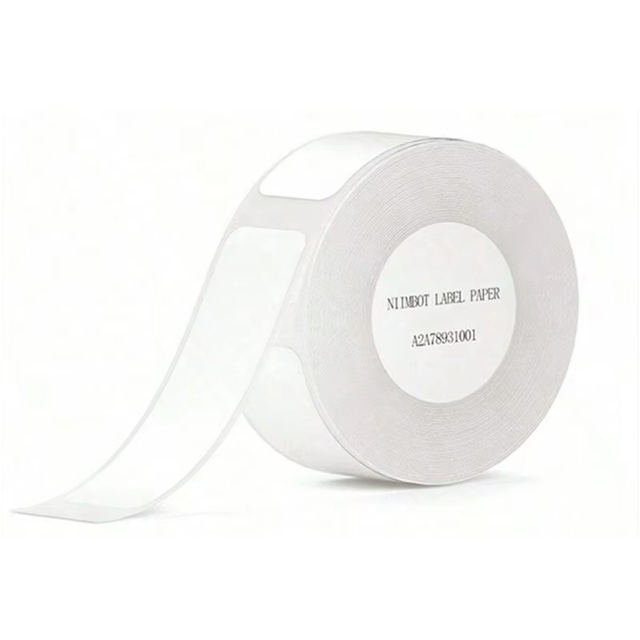 White Color Labels Transparent Stickers of Model D11/D110/D101 Printer Label Printing Paper Office & Home Labeling Tape