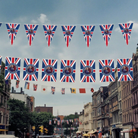Guirlande de drapeaux du monde pour tournoi mondial, bannière multinationale résistante aux intempéries pour décoration de fête en extérieur