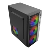 Usine OEM ATX PC Gamer Cas Verre Trempé SPCC Cadre Armoire D'ordinateur RGB ventilateur de refroidissement armoire de jeu boîtier d'ordinateur avec RGB
