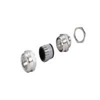 Connecteur de presse-étoupe étanche IP68 304 câble métrique en acier inoxydable M6 M8 M10 M12 M14 M16 M18 pour câble 3-6.5mm 4-8mm