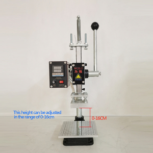 Máy ép nhiệt dập nổi kỹ thuật số nhỏ, ép vàng bạc, thủ công, làm logo trên da, máy ép nhiệt khe chữ T - Product Image 6