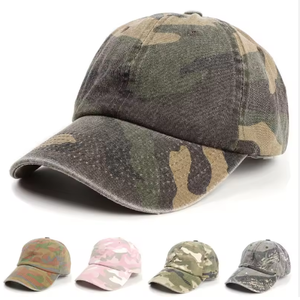 Gorra de Béisbol Ajustable de 6 Paneles con Estampado de Camuflaje, Estilo Vintage, Urbana, Deportiva, a Rayas, Estilo Y2K - Product Image 6