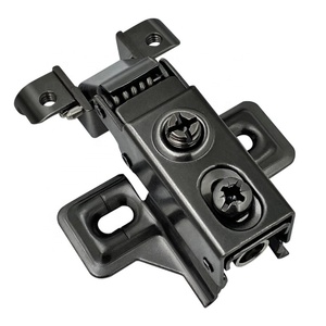 Bisagras de Amortiguación Hidráulicas Ajustables de Brazo Corto con Cierre Suave y Marco de Acero Laminado en Frío para Gabinetes, 20 Perfiles, Puerta de Vidrio Moderna para Cocina - Product Image 1
