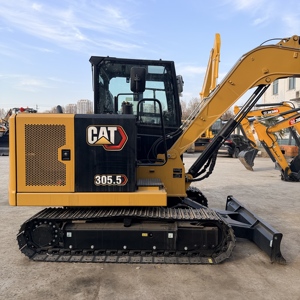 Excavadora de cadenas Caterpillar CAT305.5 usada, 6 toneladas, motor, bomba, caja de cambios, excelente estado, segunda mano, comercio con China - Product Image 1