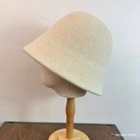 Chapeau Bob Femme en Laine Mélangée Couleur Unie, Style Vintage Cloche, Chaud Automne Hiver, à Bord Court en Feutre, Vente en Gros