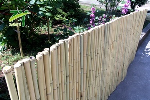 ZY-2005 Factory Wholesale Price Natural <strong>Bamboo</strong> Roll <strong>Screens</strong> Roll Fence <strong>Garden</strong> Rolled up Fencing - Product Image 4