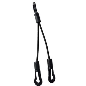 Corde élastique en nylon de 5 mm, 12 m, avec 3 crochets pour le regroupement d'équipements de plein air, utilisation universelle - Product Image 1