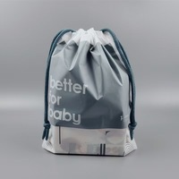 Sacs en plastique CPE givrés imperméables UniOne avec cordon de serrage, en PE+EVA, personnalisables avec LOGO, réutilisables pour vêtements et rangement de voyage