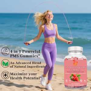 Custom Branded Happy Flow PMS Gummies with Cranberry Extract & Chasteberry Extract Promote Menstrual Comfort Female - Product Image 3