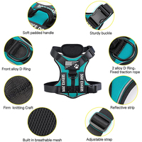 Service tactique réglable Respirant Mesh Réfléchissant Doux Oxford Chien Harnais Fabricants