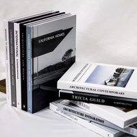 Livre de simulation de couleur en langue étrangère modèle de chambre livre réel bureau de vente étude table basse livre d'accessoires de photographie