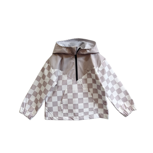 Hot Selling Overs ize Checkerboard Jacke für Jungen Casual Kids Kleidung - Product Image 4