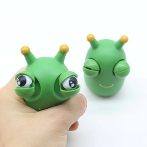 Jouet sensoriel anti-stress souple en forme de insecte végétal, jouet de farce en plastique Popeye Bug pour enfants et adultes, jouet à pincer pour faire semblant de faire la gueule - Product Image 5