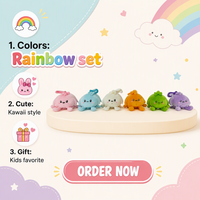 Peluches personnalisées sur le thème chinois, six couleurs, en forme de Baozi, en boîte mystère