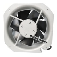 Ventilateur de refroidissement axial industriel électrique sans balais 12V 24V 48V DC avec châssis en fonte, 19 ans de garantie, 22580, protection IP55, 40000h+