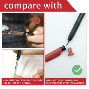 Tapa Sacapuntas de carpintero mecánico DIY duradero, marcador preciso para carpintería, agujero profundo personalizable, soporte OEM/ODM - Product Image 4