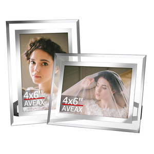 Custom <strong>Photo</strong> <strong>Frames</strong> Glass <strong>Photo</strong> <strong>Frame</strong> <strong>A4</strong> 4x6 5x7 Picture <strong>Frames</strong> A3 Silver Crystal Glass <strong>Photo</strong> <strong>Frames</strong> - Product Image 2