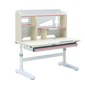 Ensemble <span class=keywords><strong>de</strong></span> <span class=keywords><strong>bureau</strong></span> et chaise ergonomiques pour enfants avec réglage manuel par manivelle pour fournitures scolaires - Product Image 1