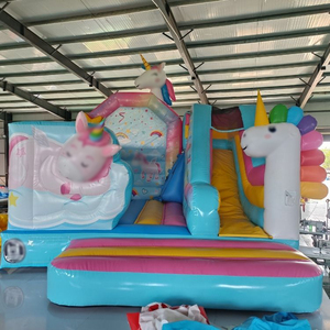 Castillo Inflable Resistente con Tobogán, Divertido Parque de Juegos Inflable para Fiestas Infantiles - Product Image 3