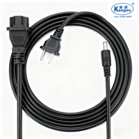 Câble d'alimentation certifié ROHS comme prise SJTW IEC C13 5-15P 18AWG 3 broches 10A 13A 15A pour ordinateur et appareils électroménagers