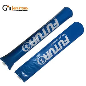 Groothandel Goedkope Custom Logo Gedrukt Pe Plastic Type Juichende Bang-Bang Party Noise Sticks Opblaasbaar Voor Party Sport Games