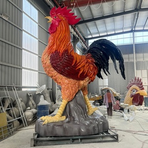 Escultura de <span class=keywords><strong>Gallo</strong></span> de Tamaño Real, Estilo Moderno, para Decoración de Jardín y Exteriores - Product Image 6