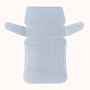 Clear <b>Plastic</b> <b>Mesh</b> Canvas Sheets for DIY Crochet Bag Accessories Making <b>Plastic</b> Grid Hook Crafts - Product Image 1