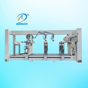 Machine à aléser à quatre têtes multi-broches pour le travail du bois avec moteur principal et composants PLC - Product Image 4