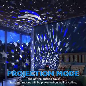 Luces de Navidad al por Mayor, Lámpara Proyectora de Estrellas LED con Ondas Oceánicas para Dormitorio Infantil, Fiestas y Noches Estrelladas - Product Image 4