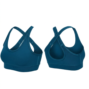 2026 Full Coverage Women Sports Bra Seamless High Support Yoga Bra Gym Workout <b>Top</b> Breathable Activewear Front Eco-Friendly - Product Image 1