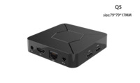 TV Box ATV Q5 con Android 10.0, Procesador Allwinner H313 de Cuatro Núcleos, Doble WIFI y BT5.0 de 2.4G y 5GHZ, Reproductor Multimedia Dual