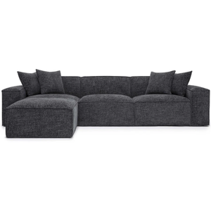 La colección Mandy Modular ofrece una textura acogedora y un estilo distintivo con su suave tejido de chenilla y costuras gruesas. - Product Image 3