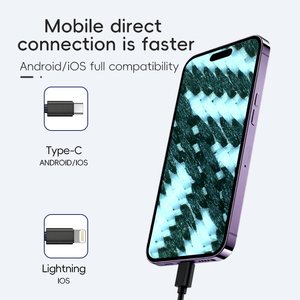 Dearseeハンドヘルドデジタル顕微鏡用Android IOS 1920P HDポータブルポケット顕微鏡スタンド付き - Product Image 5