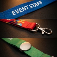 Lanyard Personalizado Ecológico de RPET Grabado con Láser para la Vuelta al Cole, con Clip para Teléfono y Llavero Plateado
