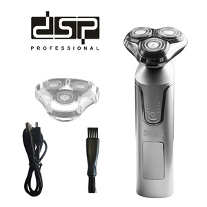 DSP <b>Electric</b> <b>Shaver</b> Rotary 3 Blade USB Charging Men Face <b>Shaver</b> With Led Display - Product Image 4