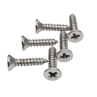 Vis autotaraudeuse Tengri 304 316 en acier inoxydable DIN7982 à tête fraisée cruciforme plate Phillips pour l'assemblage de meubles