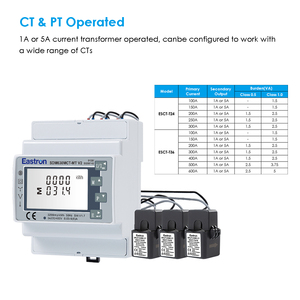Eastron SDM630MCT-MT Mid đã được phê duyệt 1/5A CT kết nối lớp 0.5S ba giai đoạn đa mức thuế thông minh năng lượng mét - Product Image 3
