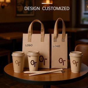 Bolsa Térmica Aislante Personalizada Desechable para Llevar Comida y Café, Autoadhesiva, Portátil, de Tela No Tejida - Product Image 4
