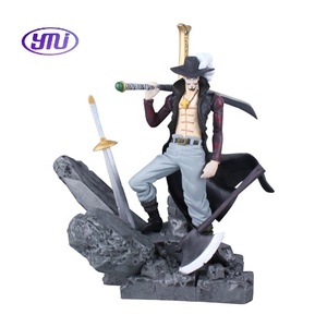 Figura de acción de Dracule Mihawk de One Piece, modelo de personaje de anime, juguete coleccionable de PVC. - Product Image 1