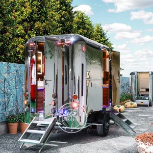 Conteneurs maritimes modifiés de 20 et 40 pieds, préfabriqués contemporains, pour restaurant pop-up et restauration mobile, avec optimisation de l'espace - Product Image 1