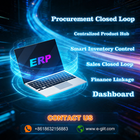 Software Glit ERP para Gestión de Inventario, Compras, Ventas y Finanzas, Desarrollo de Software para Operaciones Digitales Empresariales, APP/PC para