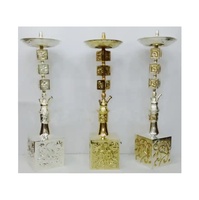 Farida Luxe Antique Édition Limitée Chicha Égyptienne en Laiton Martelé à la Main de Type Mini Courbé avec Deux Fûts en Céramique