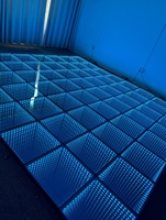Flyko LED Dance Floor 3D Infinity Mirror Piste De Danse LED Infinity Mirror Wireless Lumineuse Dance Floor