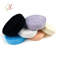 Shantou Hualiu Élastique Usine Personnalisé En Gros Nylon Pli Sur Mezzanine Binaire Étoile Picot Bord Élastique Bande