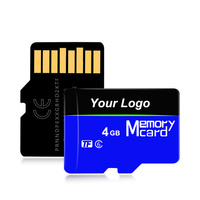 Tarjeta de Memoria Micro SD TF Clase 6 de 2GB 4GB, Tarjeta de Memoria TF de Alta Velocidad para Cámara de Acción, Teléfono Android, Tableta, DVR