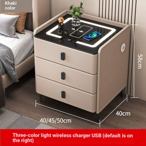 Smart Modern Wireless Charging <strong>Speaker</strong> Bedside Table For Bedroom Apartment &amp; Living Room - Product Image 2