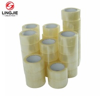 Nastro Adesivo Acrilico Super Trasparente LingJie 4,8cm BOPP per Imballaggio Scatole e Logistica