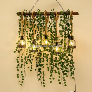 Qt240064 Nhân Tạo Hoa Đèn Lồng LED Ánh Sáng Chuỗi <span class=keywords><strong>Maple</strong></span> Leaf Vòng Hoa Giáng Sinh Trang Trí Đám Cưới Hoa Đèn Lồng - Product Image 1